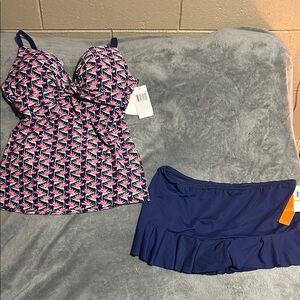NWT Captiva Floral Swimsuit Set